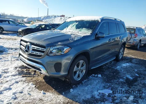 2017 Mercedes-Benz Gls 450 4Matic z USA, uszkodzony, nr VIN 4JGDF6EE4HA945378